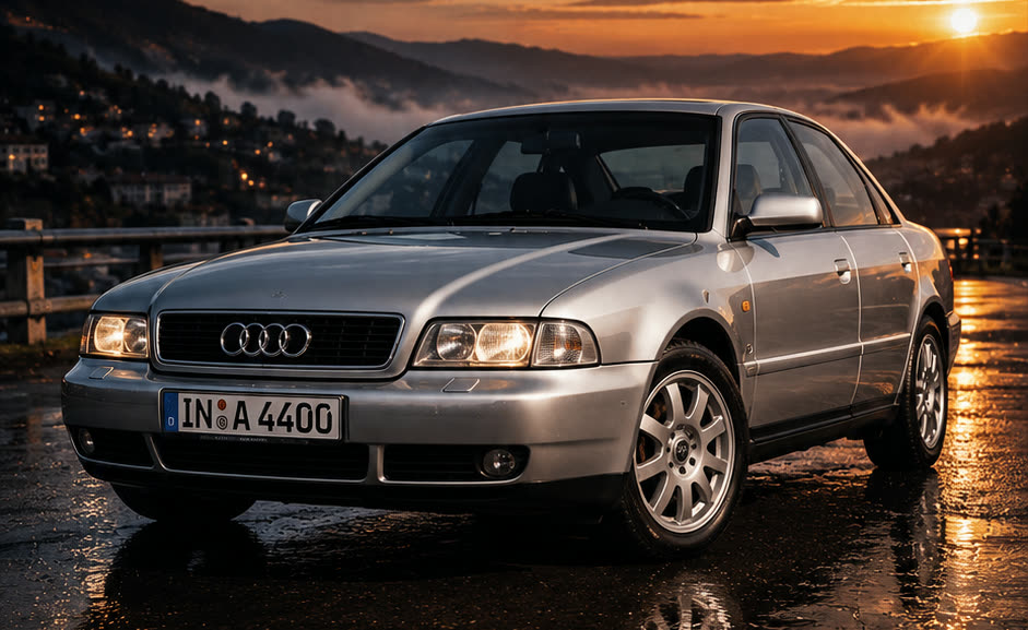 Ezüst Audi A4 B5 szedán