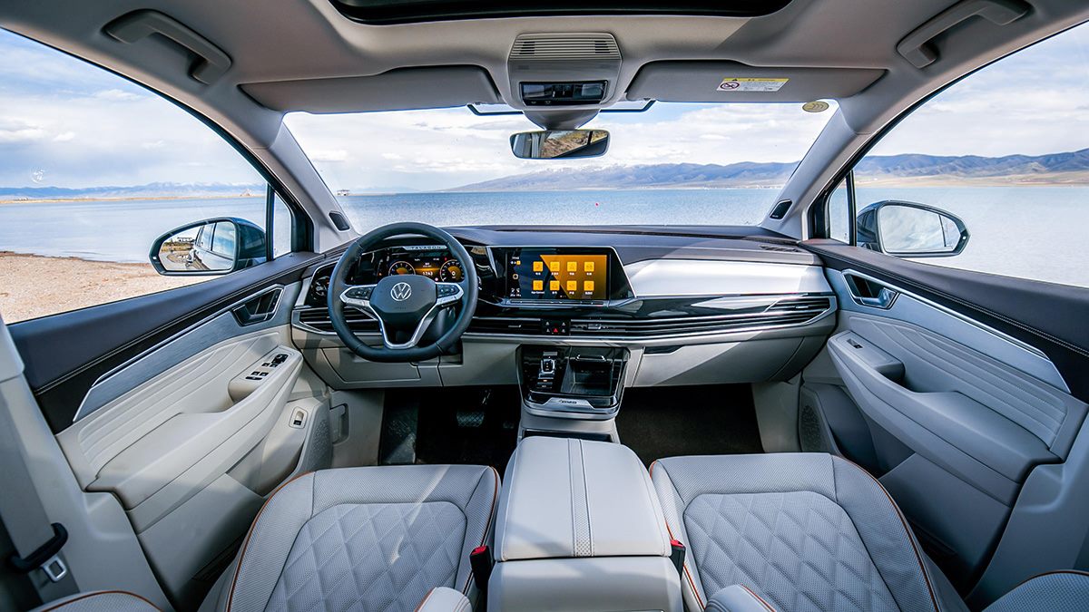 Volkswagen utastér a műszerfallal